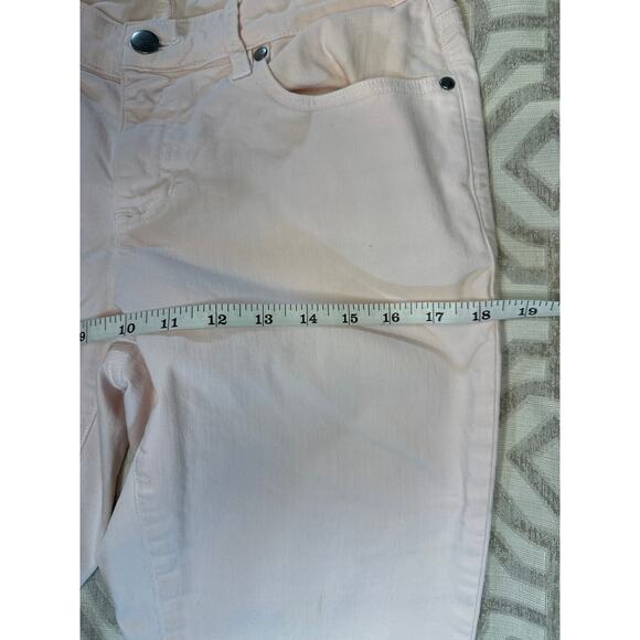 Eileen Fisher Velveteen Pants 8P Petite Organic Cotton‎ Light Pink Stretch Soft - Picture 4 of 8